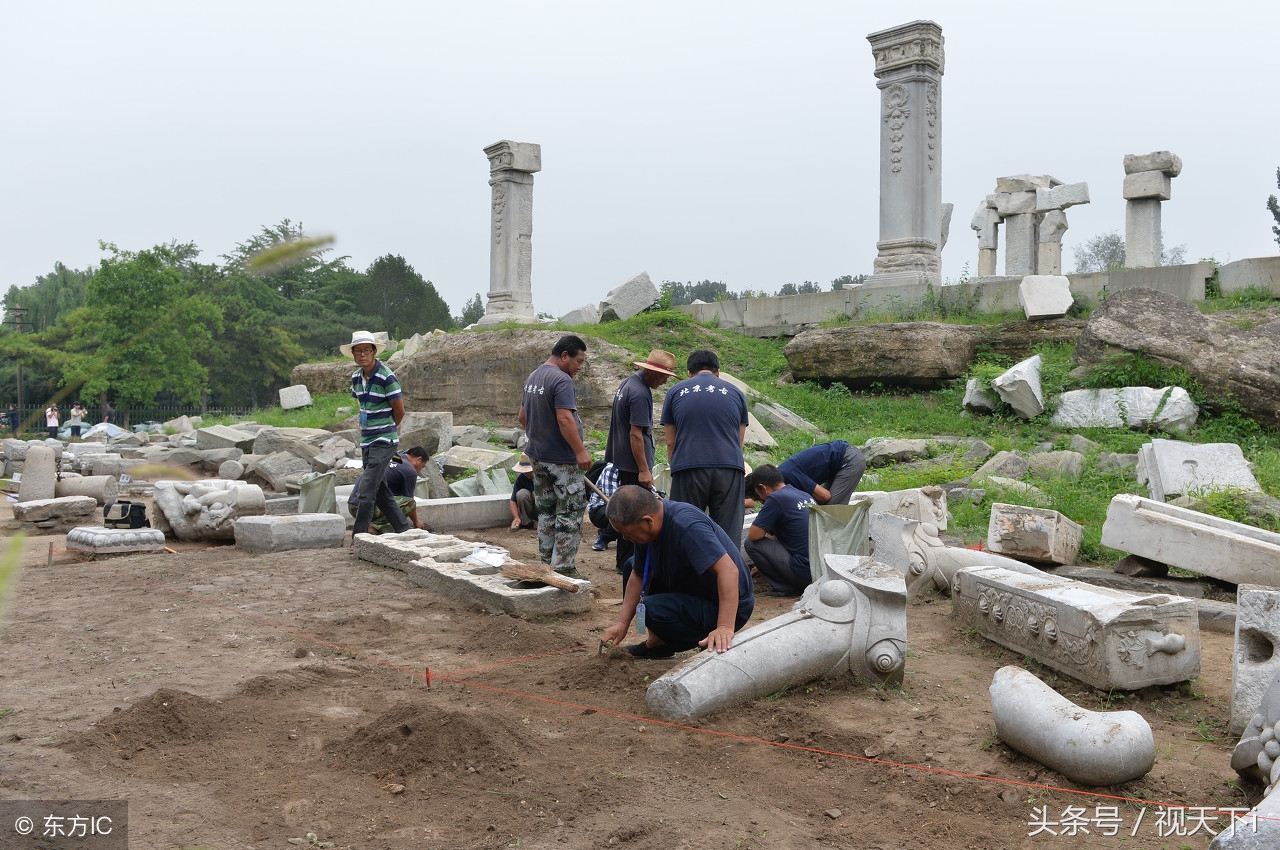圓明園考古新發(fā)現(xiàn)揭示多處遺跡，歷史遺址與文化傳承的珍貴見證
